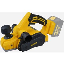 KÖMÜRSÜZ AKÜLÜ PLANYA 18V 82MM 2x4.0 AH AKÜ RTRMAX X-LION - RTX2047