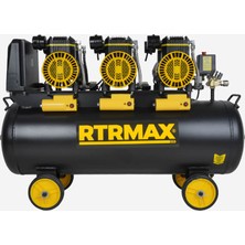 YÜKSEK HIZLI YAĞSIZ HAVA KOMPRESÖRÜ 100 LT 6.0 HP RTRMAX - RTM7465