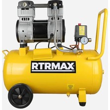 Sessiz Hava Kompresörü 50 Lt 1.50 Hp/1.10 Kw Rtrmax