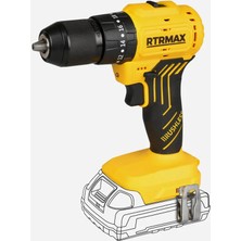 KÖMÜRSÜZ AKÜLÜ DARBELİ MATKAP 54NM 20V 2x2.0 AH AKÜ RTRMAX S-LION - RTS5012