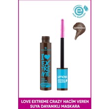 Essence I Love Extreme Crazy Volume Suya Dayanıklı Kahverengi Maskara No: 01