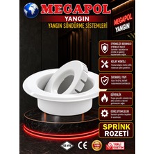 Megapol Yangın Yangın Spring Rozeti. Siprink Sistemi Rozet. Yangın Söndürme Spring Rozeti. Yangın Sistemleri Spring Rozeti