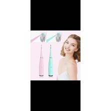 Elma Shop Ağız Bakımı Için - Diş Fırçası - Diş Taşı Temizleme Cihazı - Dil Temizleyici - USB Şarjlı - 3 Lü Bakım Seti