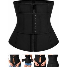 Inner Vision Çift Balenli Termal Bel Korsesi, Sauna Etkili Terletici Toparlayıcı Korse Kemer, Unisex