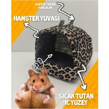 Suriye Hamster ve Diğer Ufak Hamster Türleri Için Kafese Asılabilir Yıkanabilir Yuva