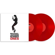 B Side Club Michael Jackson - Number Ones Opaque Red Vinyl 2lp Plak