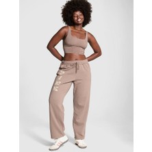 Victoria's Secret Ivy Straight-Leg Fleece Sweatpants