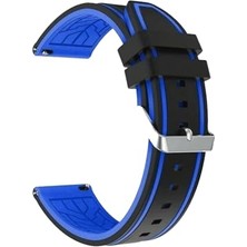 Saat, 20 Mm-22 mm Uyumlu Silikon Saat Kordonu Kayışı A55