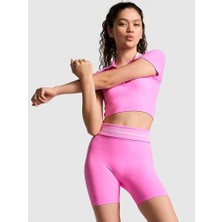 Victoria's Secret Pınk Seamless Fold-Over Biker Shorts