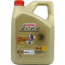 Castrol Edge 5W40 4 Lt Tam Sentetik Motor Yağı