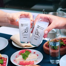 Hediye Kralı Kişiye Özel 2’li Rakı Bardağı Seti