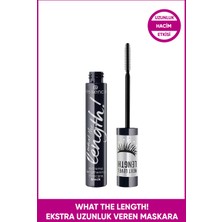 Essence What The Length! Yoğun Uzunluk Veren Siyah Maskara