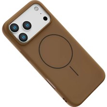 Bezos Professional Joko Apple iPhone 17 Pro Max Uyumlu Jully Magsafe Kapak - Kahverengi