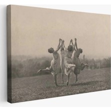 Cepahir Isviçreli Fotoğrafçı Frederick Boissonnas Dans Eden Kadınlar TABLOSU-6656