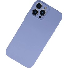 Bezos Professional Apple iPhone 13 Pro Uyumlu Kılıf Nano Içi Kadife Silikon - Lila