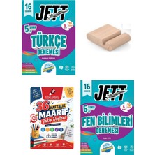 Ünlüler Karması 5.sınıf Fen Bilimleri Türkçe 16LI Branş Denemesi+Maarif Defteri+Telefon Tutucu