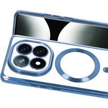 Bezos Professional Xiaomi Redmi Note 15 Pro 4g Uyumlu Kross Magneticsafe Kapak - Sierra Blue