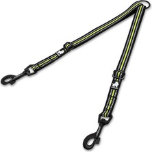 Çift Başlıklı Ayarlanabilir Naylon Dokuma Neon Sarı Tasma Kayışı, L