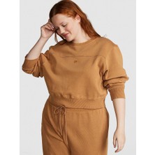 Victoria's Secret Ivy Fleece Yoke Crew Sweatshirt