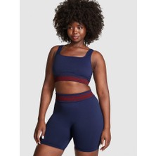 Victoria's Secret Pınk Seamless Foldover Biker Leggings