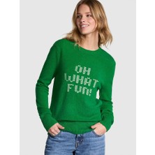 Victoria's Secret Collegiate Crew Neck Sweater
