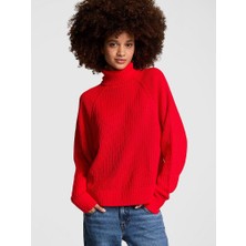 Victoria's Secret Varsity Chunky Knit Turtleneck Sweater