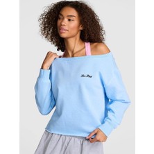 Victoria's Secret Campus Off-The-Shoulder Sweatshirt