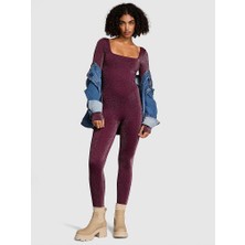 Victoria's Secret Seamless Shimmer Long-Sleeve Jumpsuit