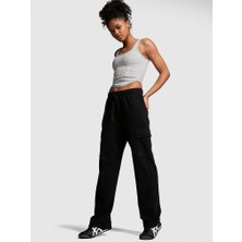 Victoria's Secret Ivy Fleece Straight-Leg Cargo Sweatpants