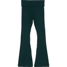 Victoria's Secret Collegiate Knit Foldover Waist Flare Pants