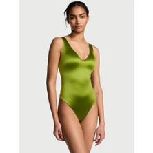 Victoria's Secret Sosleek Smoothing Deep V-Neck Bodysuit