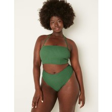 Victoria's Secret Crinkle High-Waist Cheeky Bikini Bottom