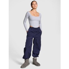 Victoria's Secret Parachute Satin Cargo Pants