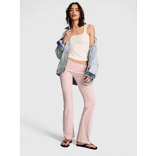Victoria's Secret Foldover-Waist Flare Leggings