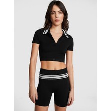 Victoria's Secret Pınk Seamless Foldover Biker Leggings