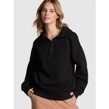 Victoria's Secret Ivy Fleece Half-Zip Sweatshirt