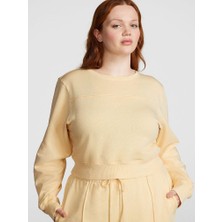 Victoria's Secret Ivy Fleece Yoke Crew Sweatshirt