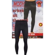 Maruf Shop Erkek Kışlık Siyah Renk Likralı Mody Termal Alt Içlik
