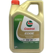Castrol Edge 0W20 Ll Iv 4 Lt Tam Sentetik Partiküllü Motor Yağı