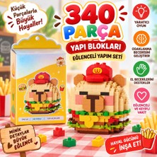 Givoria LZ-8875 Hamburger Model 340 Parça Block Oyuncak GLX94FMH