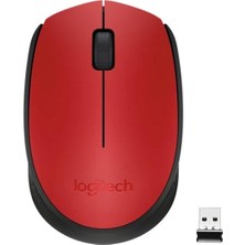 Givoria Logitech M171 USB Kırmızı Kablosuz Mouse GLX94FMH