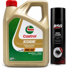 Castrol Edge Dpf Motor Yağı 5W-40 4 Litre + Balata Spreyi 500 ml
