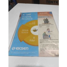 Beks Yaprak Testler, Cek Kopar, 16 Adet, Sosyal Bilgiler, 4 . Sınıf