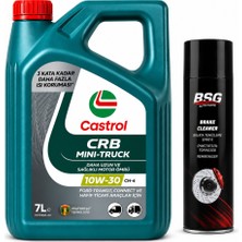Castrol 10W-30 Tection F-Tr Mını-Truck 7 Litre + Balata Spreyi 500 ml