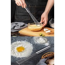 Fıre Kıng Panda Yeni Nesil Ayarlanabilir Paslanmaz Yumurta Pasta Çırpıcısı Orta Boy