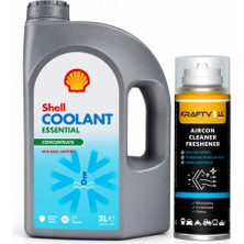 Shell Coolant Antifriz (Mavi) 3 Litre + Klima Bombası 200 ml