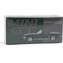 Kaia Life Mini Gt 1/64 Ford Mustang Convertible 1964 Highland Green MGT01166