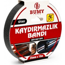 Merdiven Kaydırmazlık Bandı Siyah; 25 mm x 15 mt