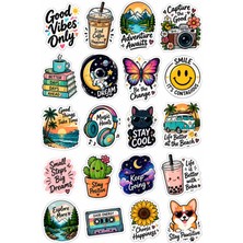 Bsb Popüler Sticker Telefon Laptop Notebook Tablet Defter Matara Stiker Etiket ST2908