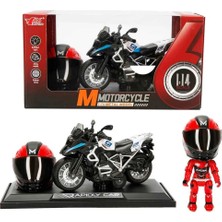 Kaia Life 1:14 Sesli ve Işıklı Bmw Off-Road Die Cast Çek Bırak Motosiklet - 1 Adet Stokta Olan Gönderilir